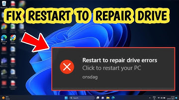 Fix Restart to repair drive errors in Windows 11/10 (EASY)