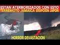 ERUPCIÓN VOLCÁN EN EL MAR DE JAPÓN / ESTÁN ATERRORIZADOS POR LO QUE LLEGÓ / TIEMBLA FUERTE JAMAICA