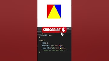 HOW TO MAKE A TRIANGLE HTML + CSS || كيفية إنشاء مثلث سي اس اس للمبتدئين #coding #webdesign #css3
