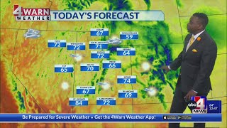 Isolated showers and storms return to N. Utah for our Thursday
