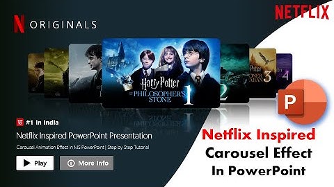 How to make Carousel Animation Effect in PowerPoint | Sliding Photo Album #carousel #powerpoint