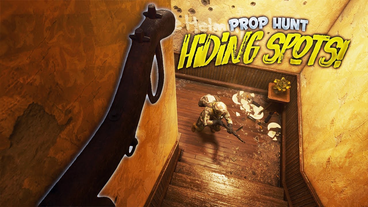 CoD:WWII TOP 5 WORKING PROP HUNT HIDING SPOTS