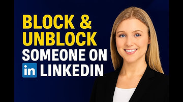 How to block & unblock someone on Linkedin