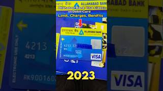 Allahabad Bank Visa Classic Debit Card Limit Charges Benifits । Allahabad Bank Atm Card #shorts 2023