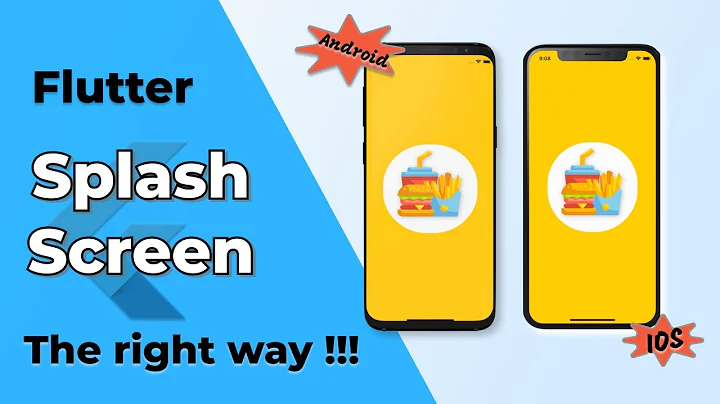 Create Splash Screen in Flutter App the Right Way in 2021