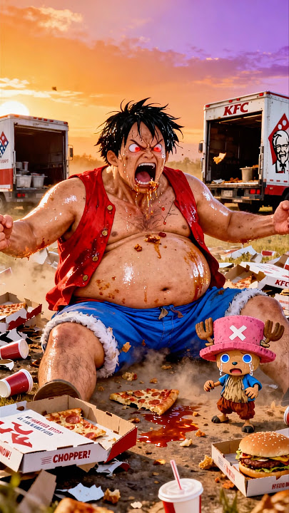 Luffy’s Never-Ending Hunger 😖 #Funny #Shorts #Luffy