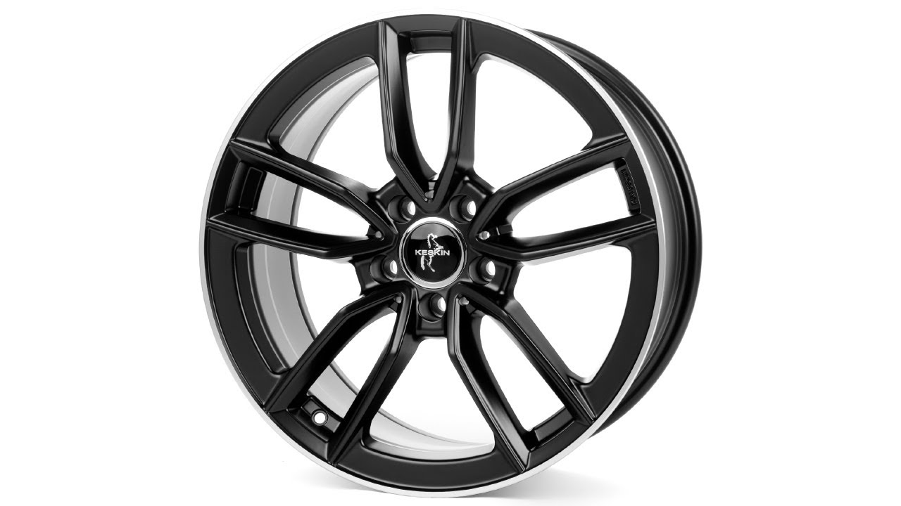 KESKIN KT21 ELEGANT matt black lip polish | felgenoutlet.de