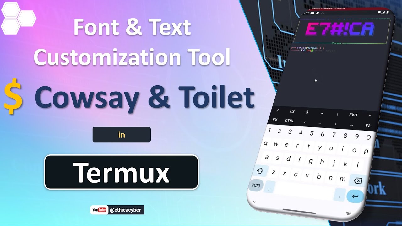 💲How to Install Text and Font Customization Tool in Termux | Ethica ...