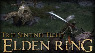 Tree Sentinel Mounted Combat - Elden Ring