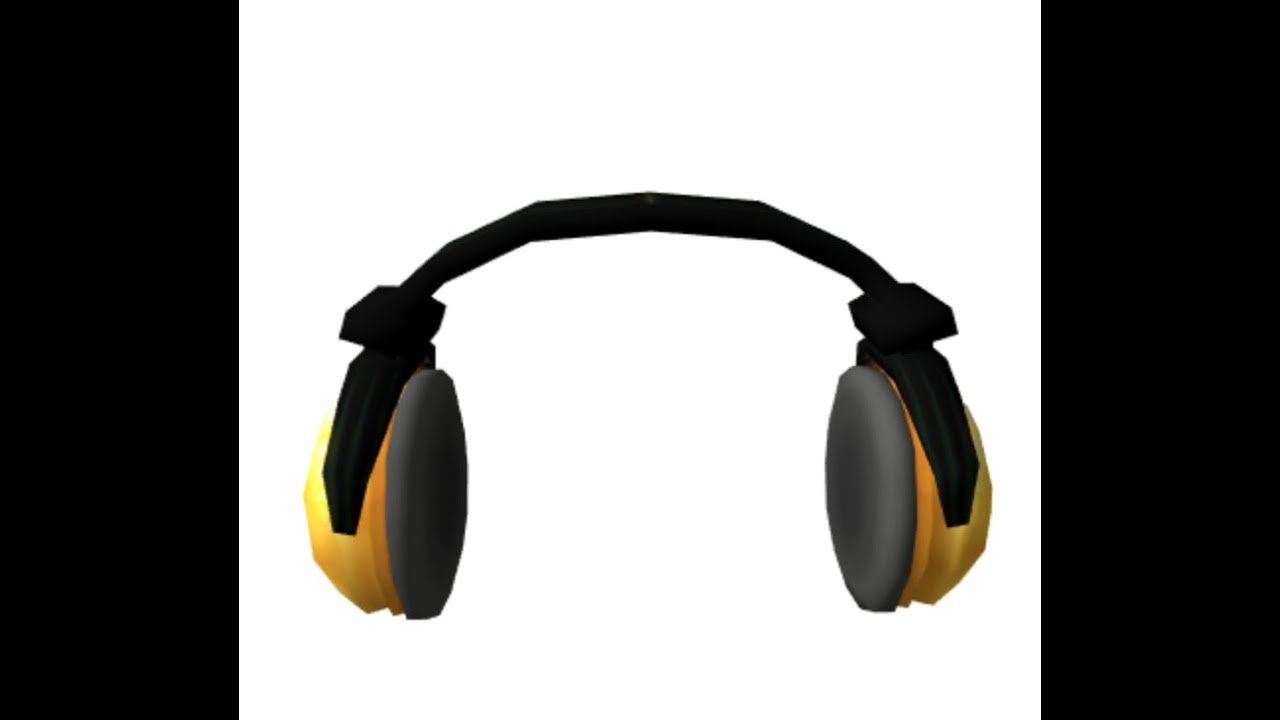 Promocode How To Get The Golden Headphones Roblox Youtube - roblox headphone