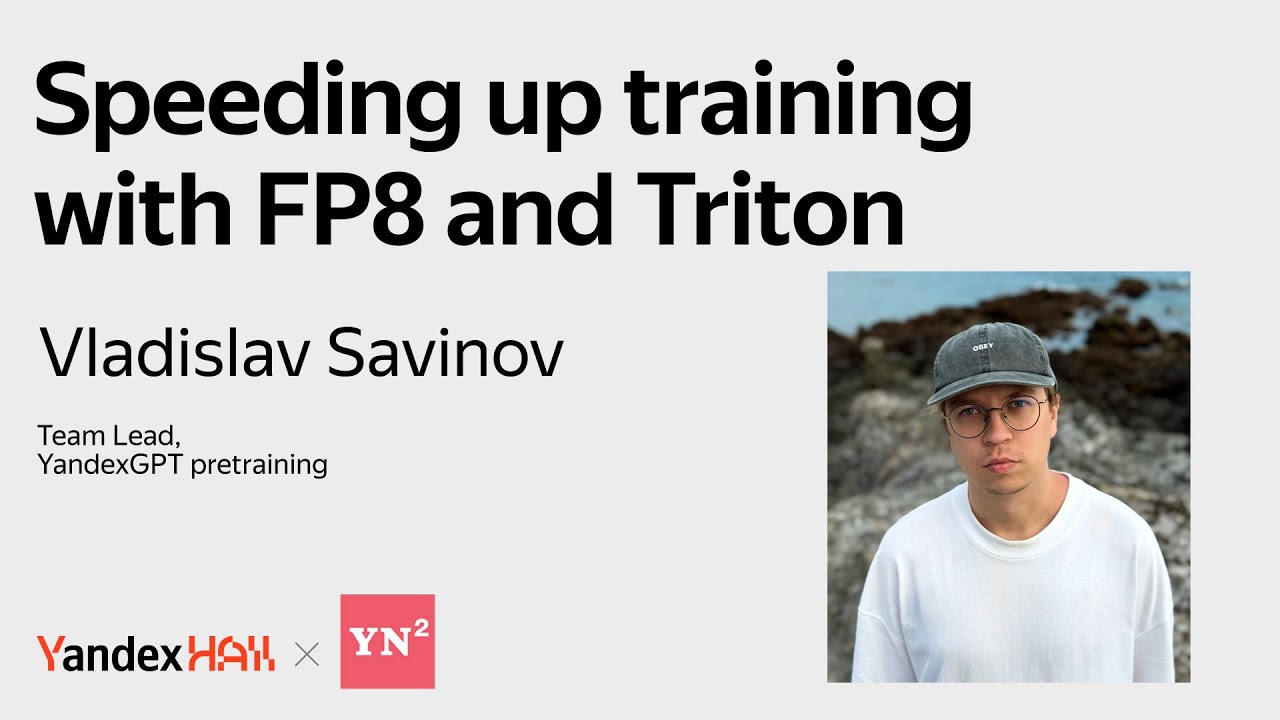 Speeding up training with FP8 and Triton