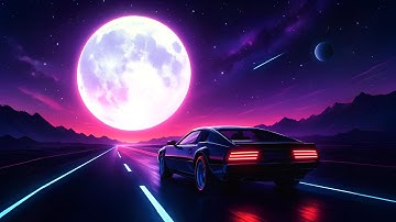 Night Drive Through the Galaxy – A Midnight Synthwave Cruise