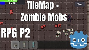 TileMap & AI Ally Zombie Mobs! || Part 2  - Godot Engine Tutorial 2D