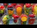 광장시장 생과일 쥬스 🍓🍉🍒수박, 딸기, 포도,자몽, 오렌지, 키위, 바나나 상큼 시원한 생과일 쥬스! / Fresh Fruit Juice | Korea Street Food