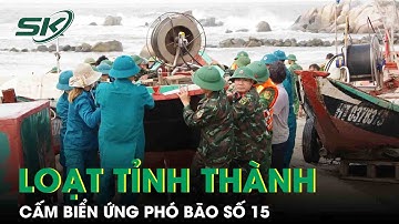 Loạt tỉnh thành cấm biển ứng phó bão số 15, đảm bảo an toàn cho du khách