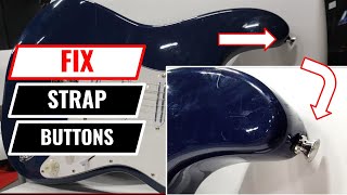 How To Fix Loose Guitar Strap Buttons
