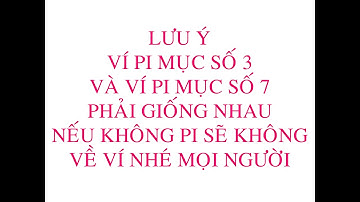 PI NETWORK - LƯU Ý XÁC NHẬN MỤC SỐ 7 ĐỂ NHẬN PI VỀ VÍ