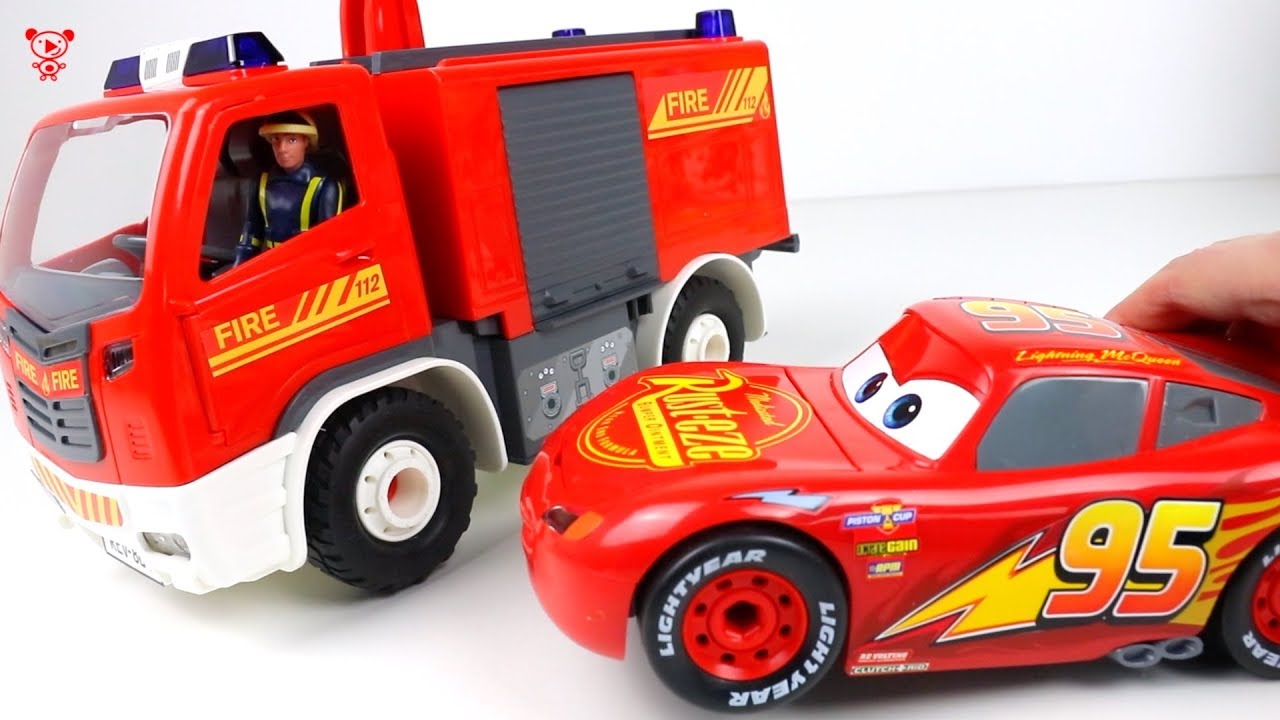 lightning mcqueen fire truck