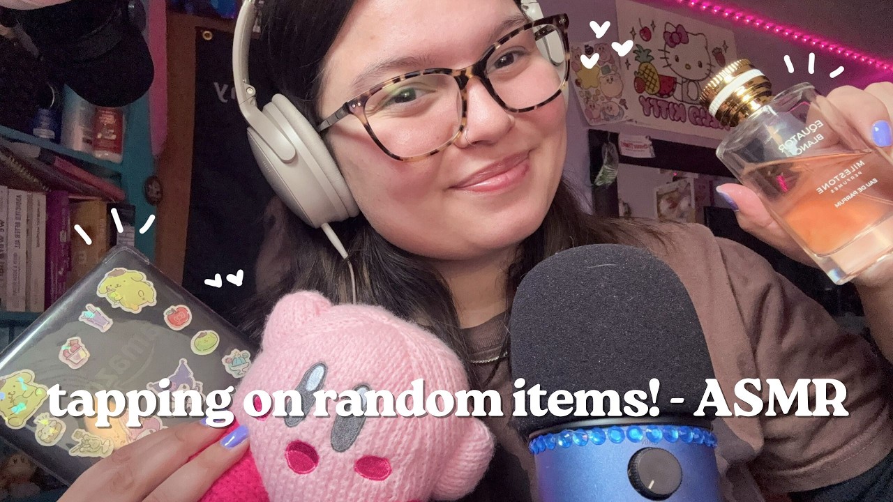 tapping/playing with random items w/ rambling! - ASMR | adrismr
