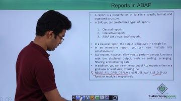 SAP ABAP - Reports - Classical Report