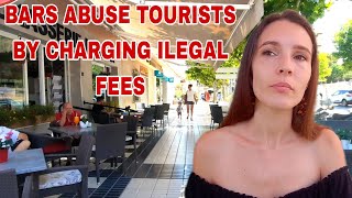 Benidorm News: Bars & Restaurants abuse tourists by charging ilegal fees! #benidorm #spainnews