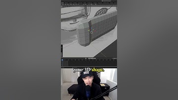 Creating curvature w/ edge slide & symmetry - how to make 3d character in Blender - 3.6 Goggles DJ
