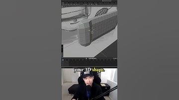 Creating curvature w/ edge slide & symmetry - how to make 3d character in Blender - 3.6 Goggles DJ