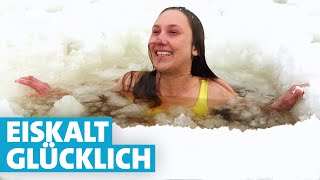 Eisbaden im zugefrorenen See | Training für Körper und Geist