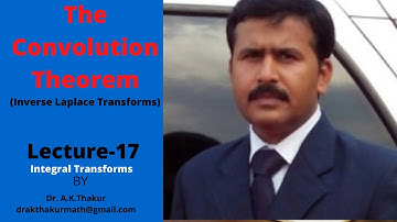 The Convolution Theorem with examples I By Dr.A.K.Thakur Sir.