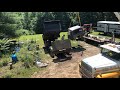 International Dump Truck Cab Swap pt 2 Setting The Cab