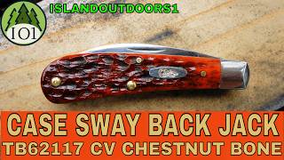 Case TB62117 CV Sway Back Jack Chestnut Bone - -