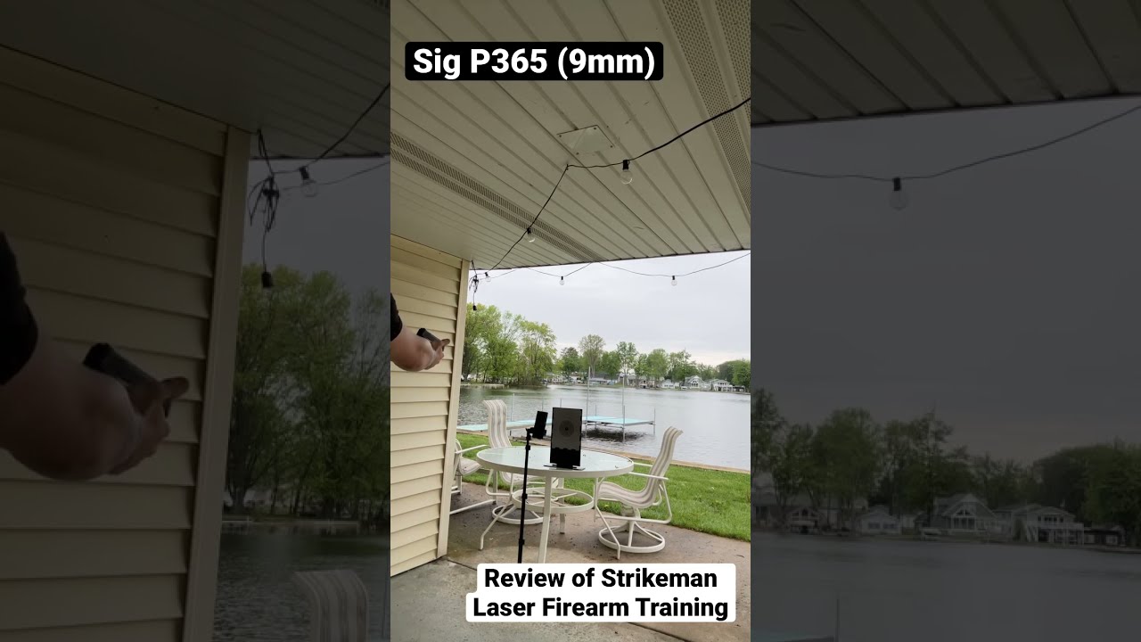 Review Of The StrikeMan Laser Firearm Tranning I M Using A Sig Sauer P365 Chambered In 9mm 