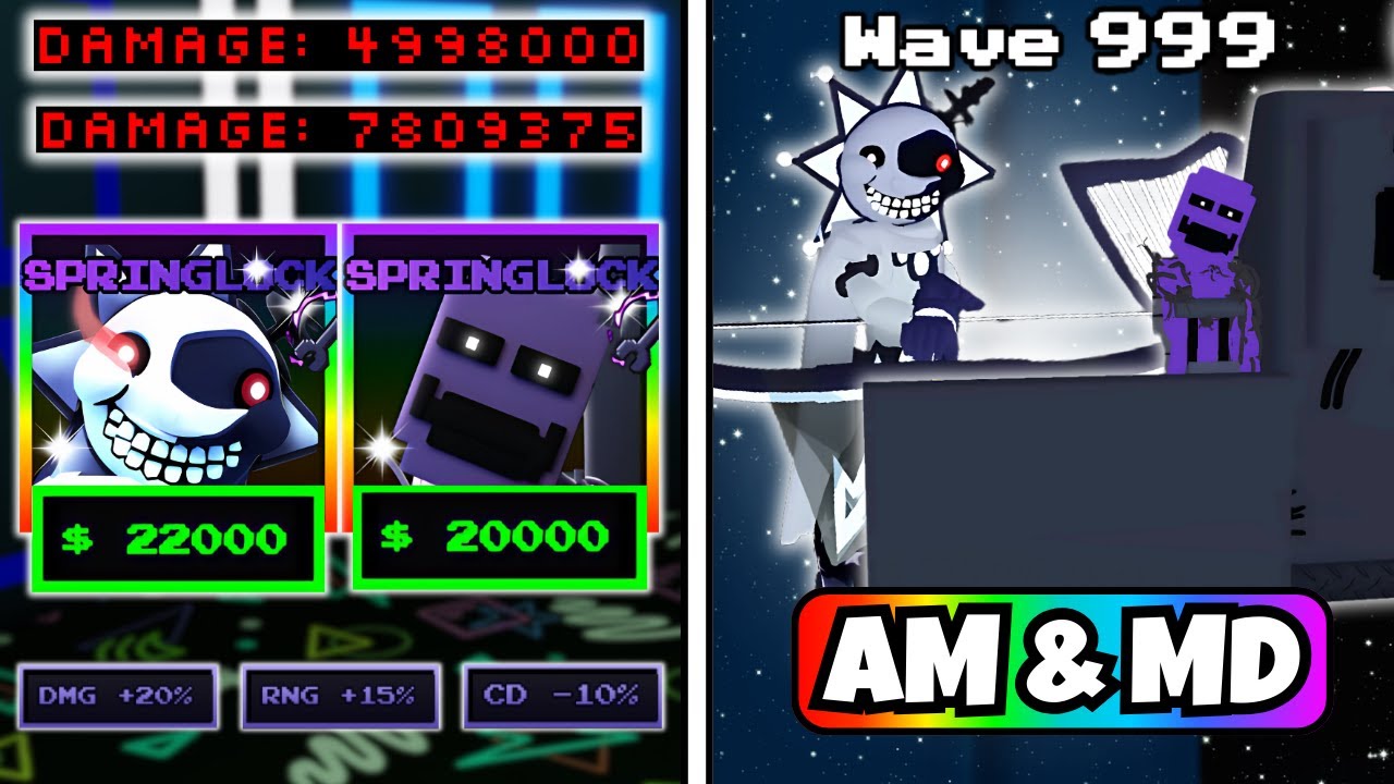 САМЫЙ ПОВЫШЕННЫЙ УРОНОМ ДУЭТ ЗА ВСЕ ВРЕМЯ... (Five Nights TD)