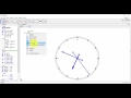 Animated clock in Geogebra [Tutorial]