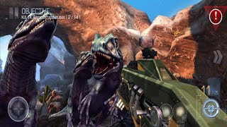 DINO HUNTER: DEADLY SHORE - Gameplay Walkthrough Part 177 | KILL 14 Acrocanthosauruses screenshot 2