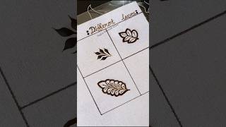 Three different type leaves for biggner #henna #hack #mehndi #shorts #ytshorts