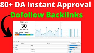 80+ DA Instant Approval Dofollow Backlinks || How To Create Backlinks To Your Website