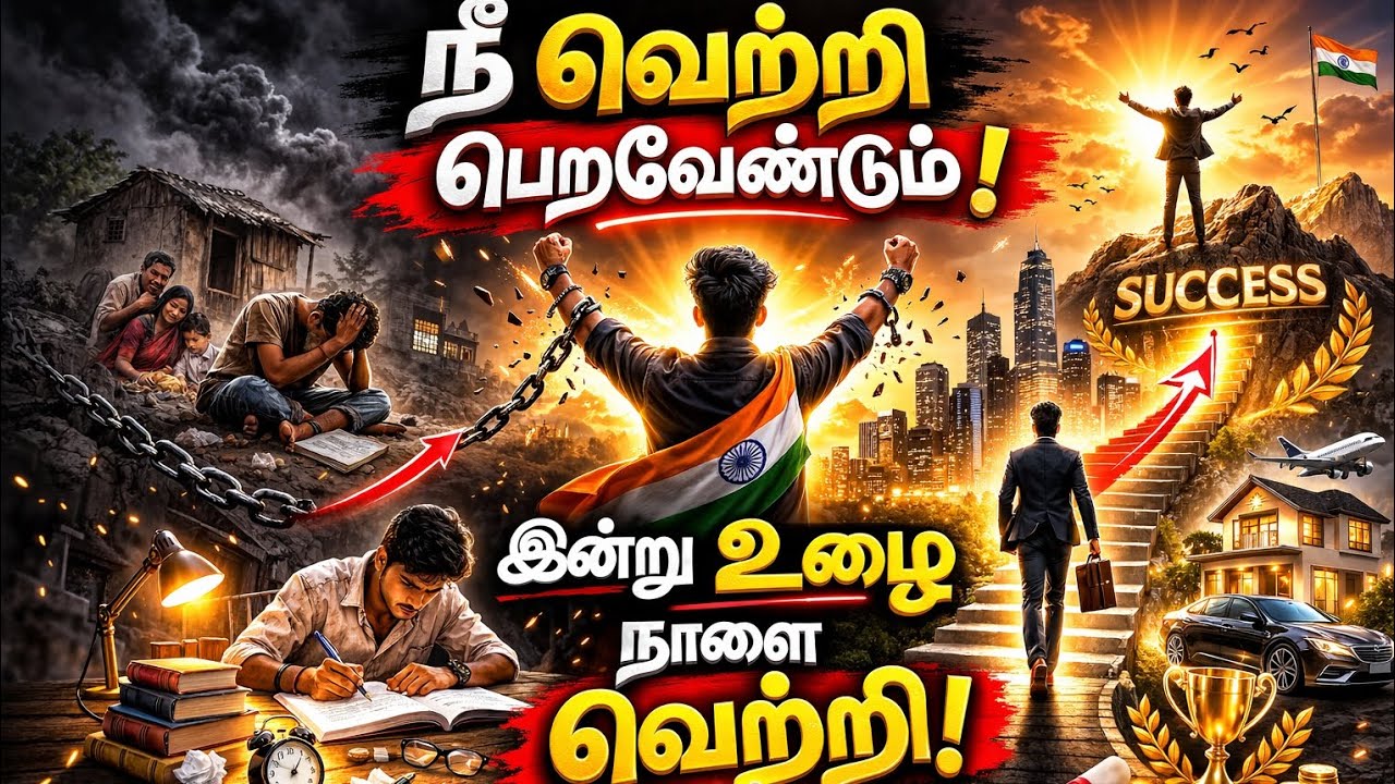 நீ வெற்றி பெறவேண்டும் | Tamil Motivation Speech 2026|Hard Work = Destiny | நீ வெற்றி பெறவேண்டும்