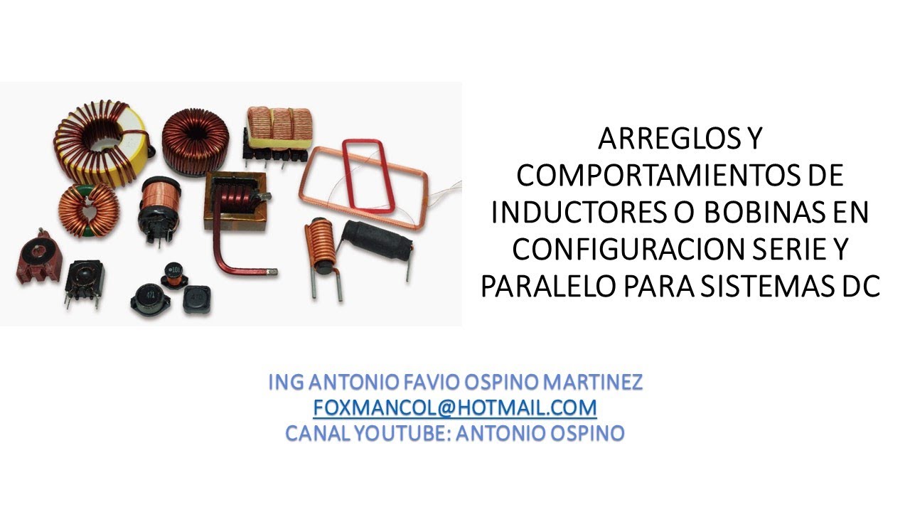 CONEXION, ANALISIS Y COMPORTAMIENTOS DE INDUCTORES O BOBINAS EN SERIE Y