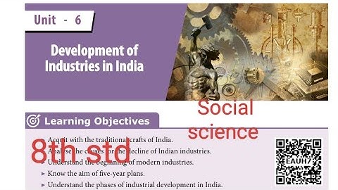 6.Development of Industries in India (book back answers)8th std Social science