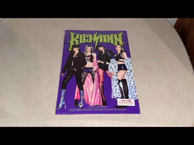 Aespa 6th Mini Album Rich Man Unboxing (Energy Target Exclusive