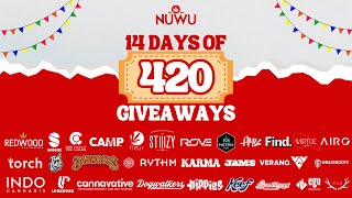 LIVE: NuWu 14 Days of 420 Giveaway Winners Announcement | Raffle Drawing 2026