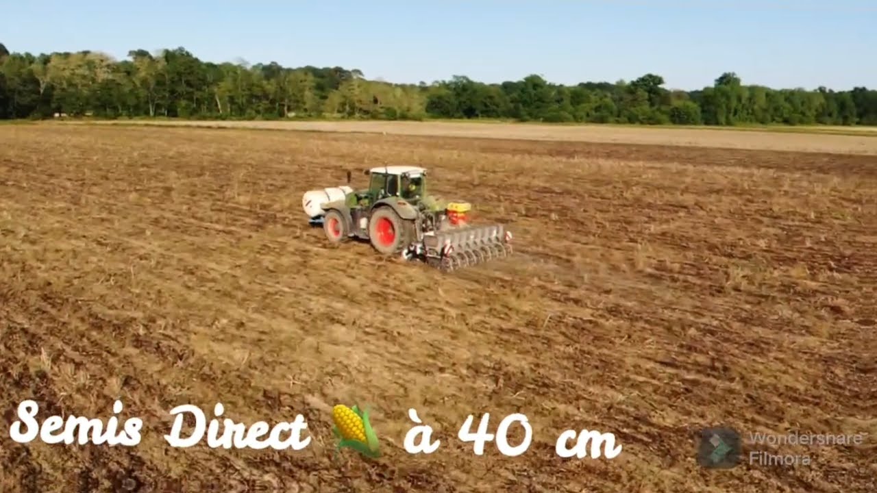 Semis Direct Maïs - 10 Mai 2024 _ Landes {Fendt 716 / Precision Planting}