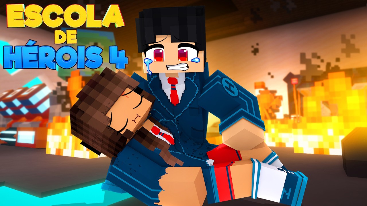 Minecraft: O GRANDE ACIDENTE - ESCOLA DE HEROIS 4 Ep.15 ‹‹ P3DRU ››