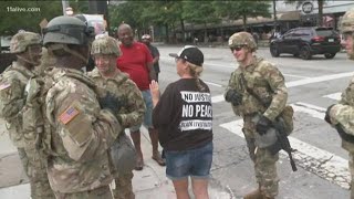 Atlanta protests, day 8: Discussions, music, and pleas for change