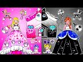 [🐾paper doll🐾] Sinister Rapunzel and Fire vs Frozen Family Love Challenge | Rapunzel Family 놀이 종이