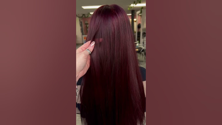 Burgundy color on Naturally BLACK hair😱 #red #hairtransformation