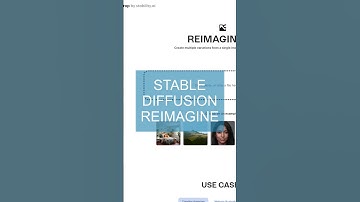 AI Tools - Stable Diffusion Reimagine #shorts