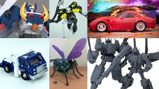 Transformers new figure reveals kingdom wave 4 shadow panther waspinator pipes victory sabre x trans