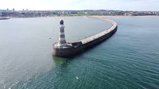 nice day down roker pier sunderland